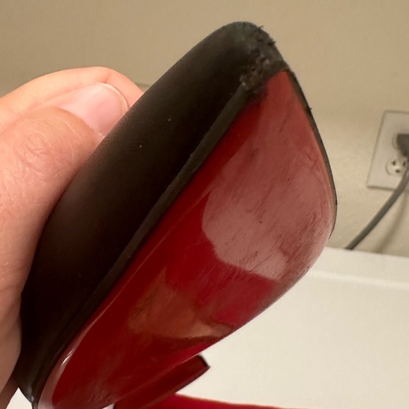 Christian Louboutin black flats, size 39 (fit like size 8 to me) - Picture 10 of 12